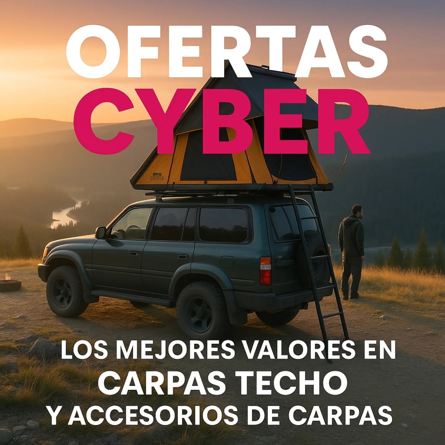 Celebramos este Cyber con grandes ofertas en Carpas Techo y accesorios, visita para obtener detalles :
www.gokamping.cl