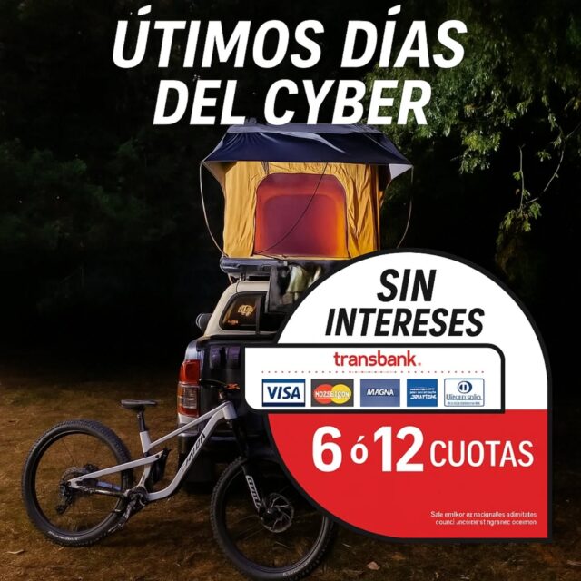 Ofertas del Cyber Friday, hasta 30 Noviembre para las últimas unidades disponibles :
Discover 165 sky view $ 950.000
Discover 180 sky view $ 1.050.000
Despacho a todo Chile o instalación.
www.gokamping.cl